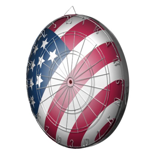 Coole und lustige Globe der patriotischen amerikan Dartscheibe (Vorderseite rechts)