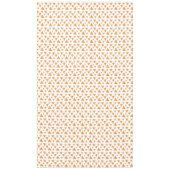 Coole und lustige Pizzaschnitte auf Weiß Tischdecke (Vorderseite)