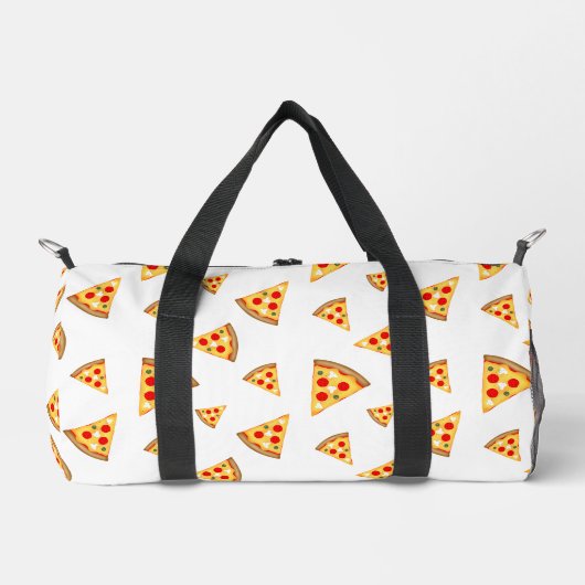 Coole und lustige Pizzaschnitte Duffle Bag (Vorderseite)