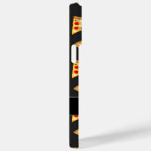 Coole und lustige Pizzaschnitte Monogram Case-Mate iPhone Hülle (Rückseite / Rechts)