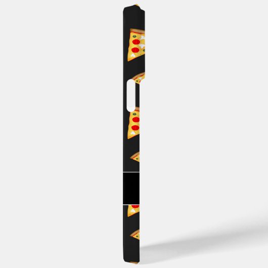 Coole und lustige Pizzaschnitte Monogram Case-Mate iPhone Hülle (Rückseite / Rechts)