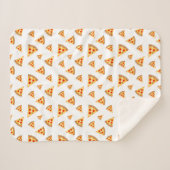 Coole und lustige Pizzaschnitte Sherpadecke (Vorderseite (Horizontal))