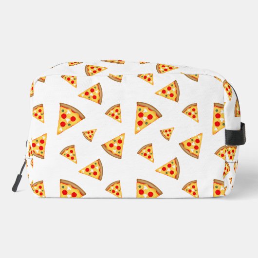 Coole und lustige Pizzaschnitte Waschbeutel (Rückseite)