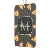 Coole und lustige Pizzaslicmuster Monogram Autolufterfrischer (Links)