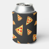 Coole und lustige Pizzaslicmuster Monogram Dosenkühler (Kanne Rückseite)
