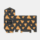 Coole und lustige Pizzaslicmuster Monogram Geschenkschachtel (Ungefaltet)