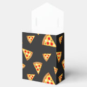 Coole und lustige Pizzaslicmuster Monogram Geschenkschachtel (Geöffnet)