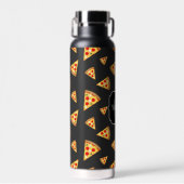 Coole und lustige Pizzaslicmuster Monogram Trinkflasche (Vorne)