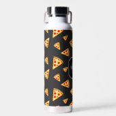 Coole und lustige Pizzaslicmuster Monogram Trinkflasche (Vorne)