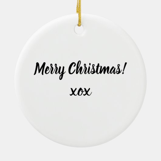 Coole und lustige Pizzaslicmuster Monogramm weiß Keramik Ornament (Hinten)