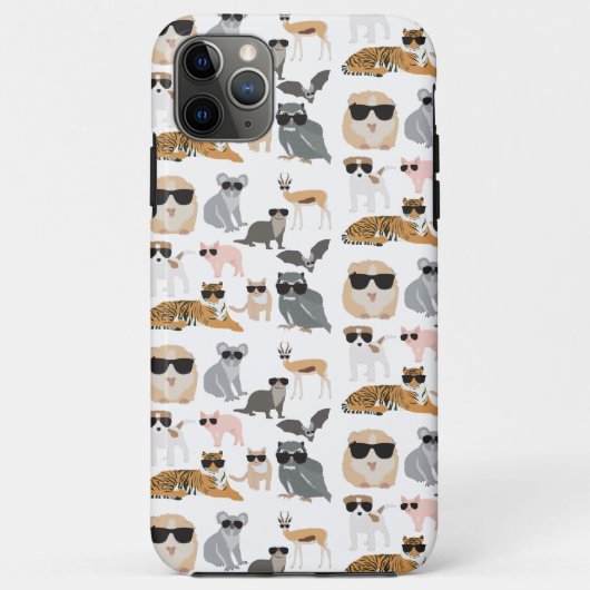Coole und lustige Tiere mit Sonnenbrille Case-Mate iPhone Hülle (Rückseite)