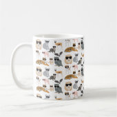 Coole und lustige Tiere mit Sonnenbrille Kaffeetasse (Links)