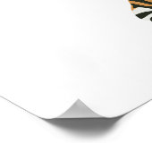 Coole und lustige Tiere mit Sonnenbrille Poster (Ecke)