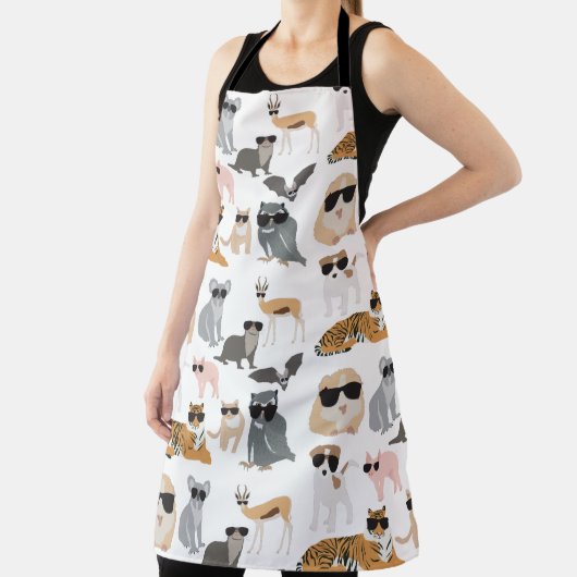 Coole und lustige Tiere mit Sonnenbrille Schürze (InSitu)