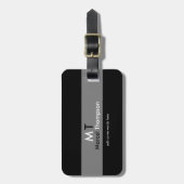 coole und moderne elegante Reise Gepäckanhänger (Vorderseite vertikal)