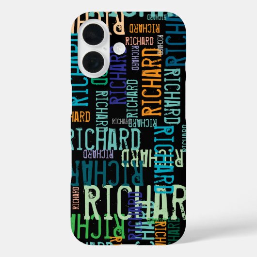 Coole und moderne Typografie Case-Mate iPhone Hülle (Rückseite)