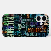 Coole und moderne Typografie Case-Mate iPhone Hülle (Rückseite (Horizontal))