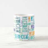 Coole und moderne Typografie Kaffeetasse (Mittel)