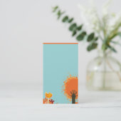 coole und niedliche businesscard Schablone des Visitenkarte (Stehend Vorderseite)