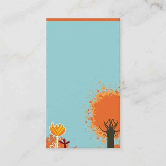 coole und niedliche businesscard Schablone des Visitenkarte (Vorderseite)