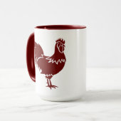 Coole und rustikale Länderliste Tasse (Vorderseite Links)