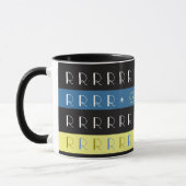 Coole und stilvolle Typografie-Tasse mit anfänglic Tasse (Links)