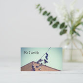 Coole und ungewöhnliche Geschäftskarten Visitenkarte (Stehend Vorderseite)