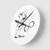 Coole Unendlichkeit Symbol Philosophische Uhr (Winkel)