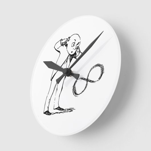 Coole Unendlichkeit Symbol Philosophische Uhr (Winkel)