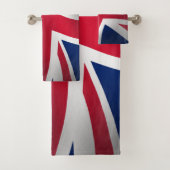 COOLE UNION JACK FLAG BADHANDTUCH SET (Insitu)