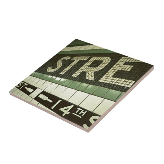 Coole Untergrundbahn Fliese (Seite)