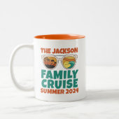 Coole Unterkunft Familie Ausflug Zweifarbige Tasse (Links)