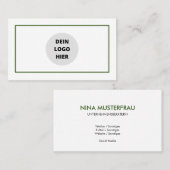 Coole Unternehmen Visitenkarten-Vorlage - Visitenkarte (Vorne/Hinten)