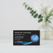 Coole Unternehmenskarten für moderne Technologie Visitenkarte (Stehend Vorderseite)