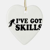 coole Unterwasseratemgerättauchenentwürfe Keramik Ornament (Rechts)