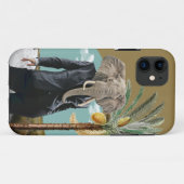 Coole Urban Safari Wild Man Collage Case-Mate iPhone Hülle (Rückseite (Horizontal))