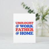 coole UROLOGIST-Designs Postkarte (Stehend Vorderseite)