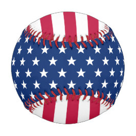 Coole US-amerikanische Flaggen Streifen 4. Juli Baseball