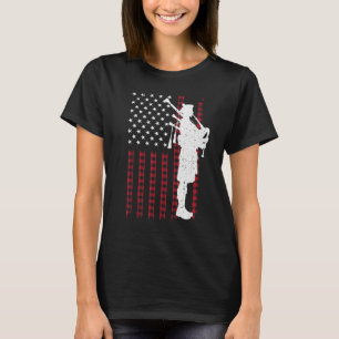 Coole US-Flag-Bagpiper für Männer Bagpipe Player T-Shirt