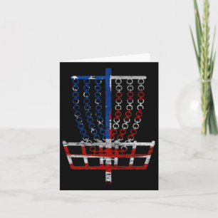 Coole US Flag Disk Golf Basket - Amerikanische Una Karte
