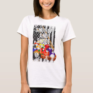 Coole US Pool Billard Spielangebote stehen still u T-Shirt