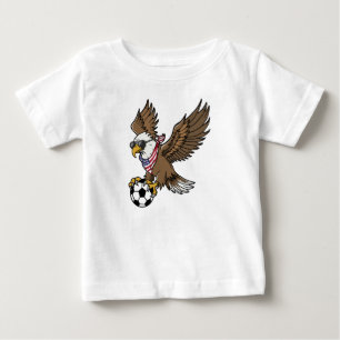 Coole USA-Fußball-Adler-Sonnenbrille Vintage Patri Baby T-shirt