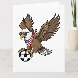 Coole USA-Fußball-Adler-Sonnenbrille Vintage Patri Karte