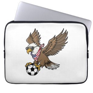 Coole USA-Fußball-Adler-Sonnenbrille Vintage Patri Laptopschutzhülle