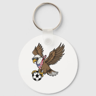 Coole USA-Fußball-Adler-Sonnenbrille Vintage Patri Schlüsselanhänger