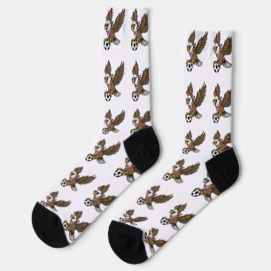 Coole USA-Fußball-Adler-Sonnenbrille Vintage Patri Socken