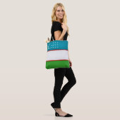 Coole Usbekistan-Fahne Tasche (Am Model)