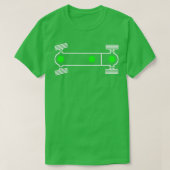 Coole Vanagon T3 Syncro DiffLock Bulli Abbildung T-Shirt (Design vorne)