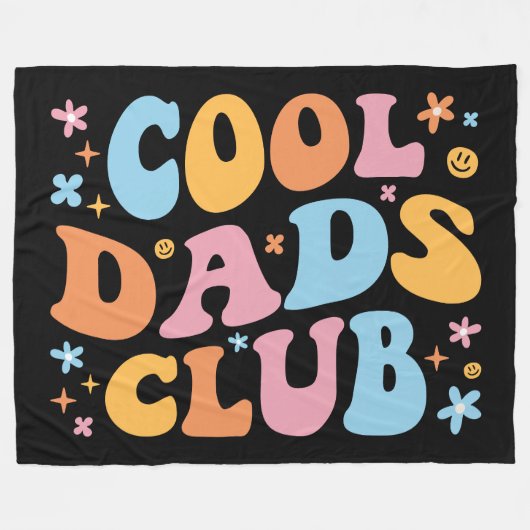 Coole Väter Club III Fleecedecke (Vorderseite (Horizontal))