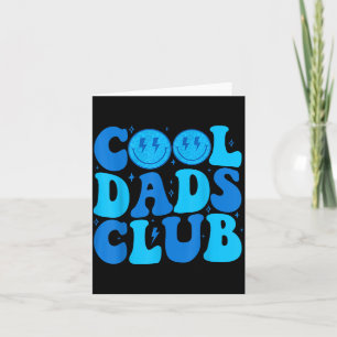 Coole Väter Club-Shirt Retro Groovy Vater Vatertag Karte